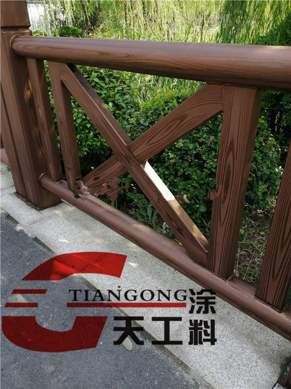 <strong>仿古木紋漆|古建筑木紋漆的應用|藝術仿古木紋漆效果</strong>